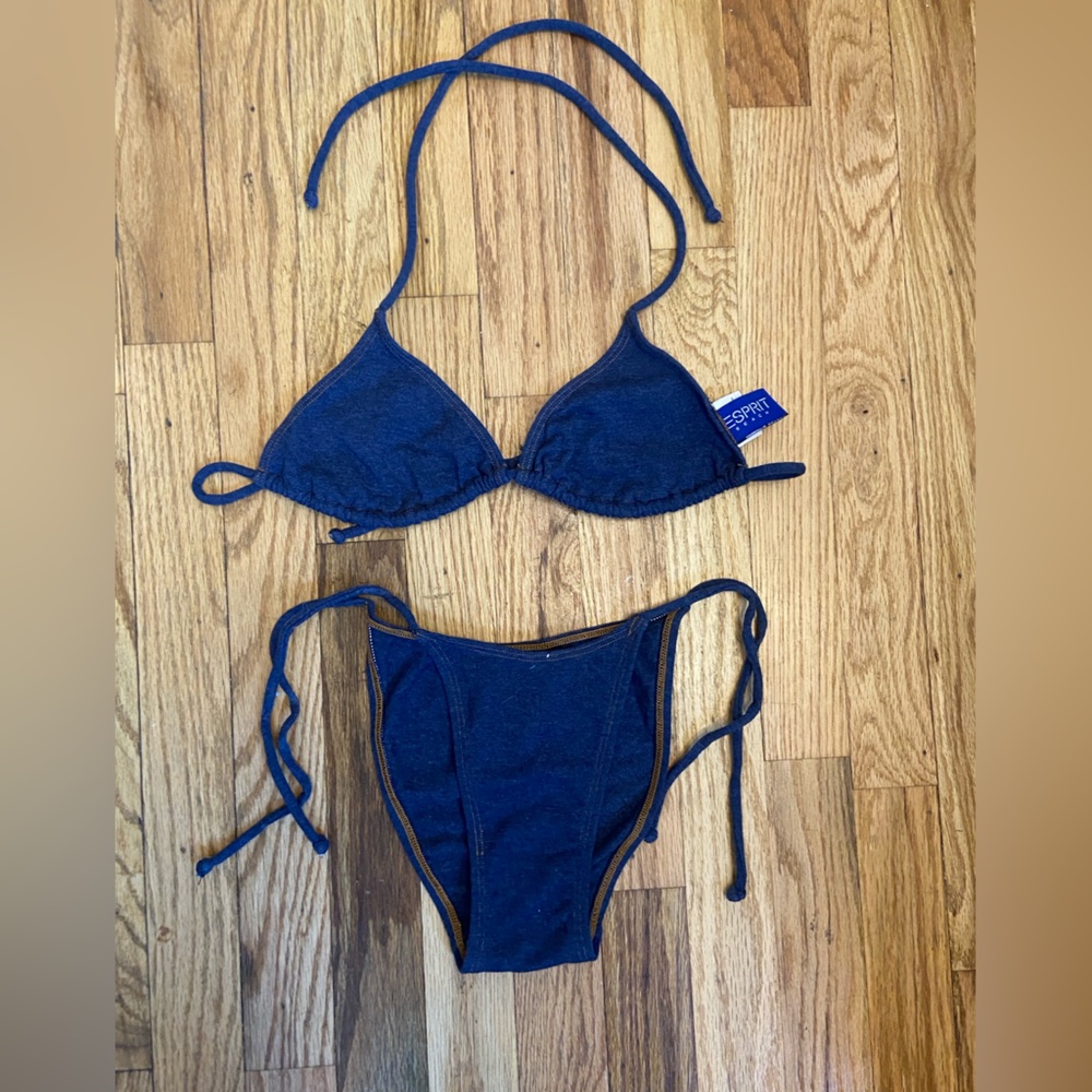 Esprit Navy Blue Bikini Set
